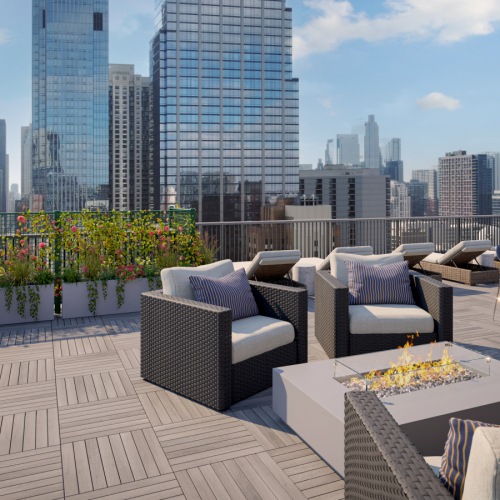 A brand‑new rooftop lounge designed for city views, casual gatherings, and elevated everyday living.