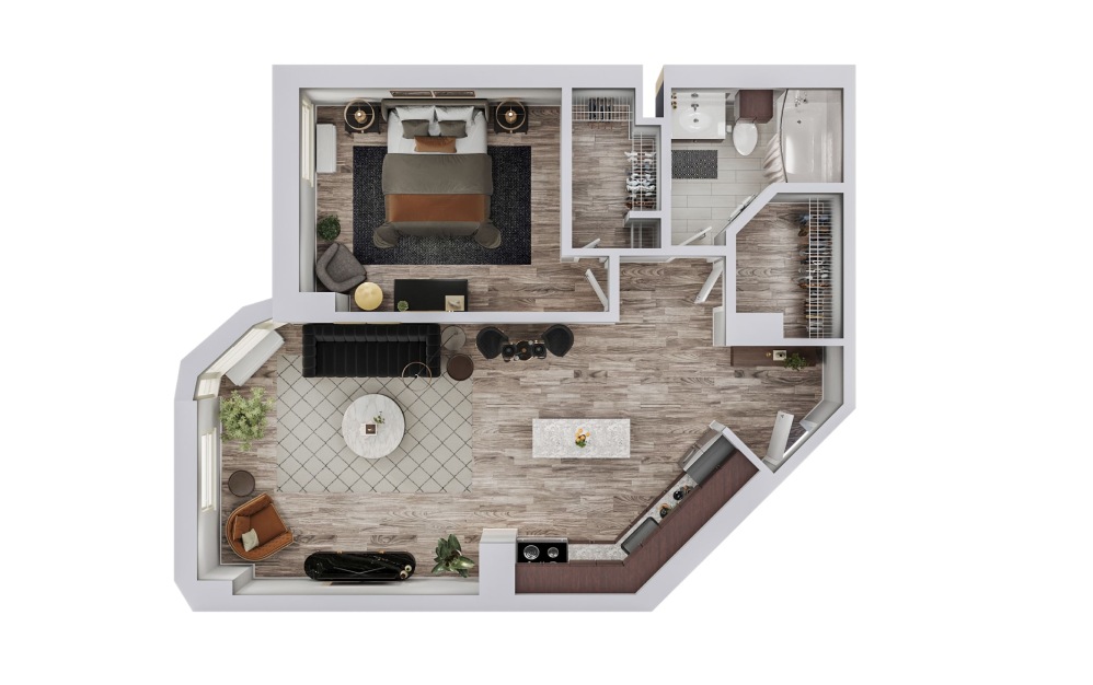 modern floor plan